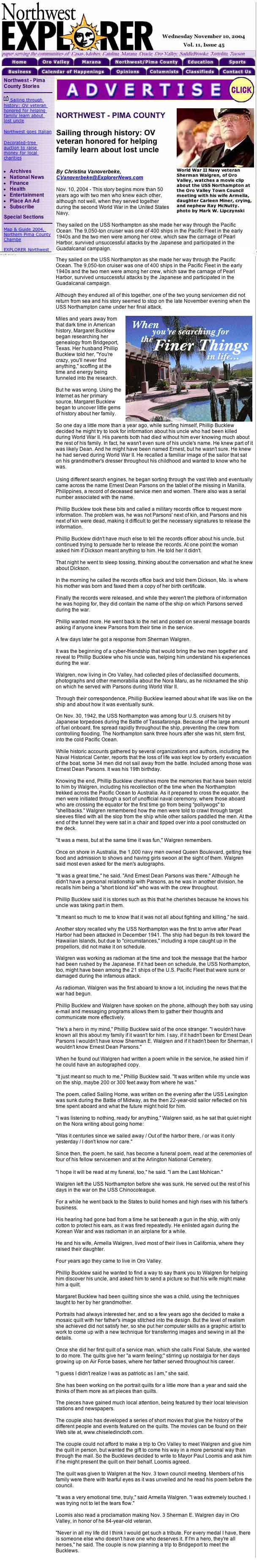 newspaper article